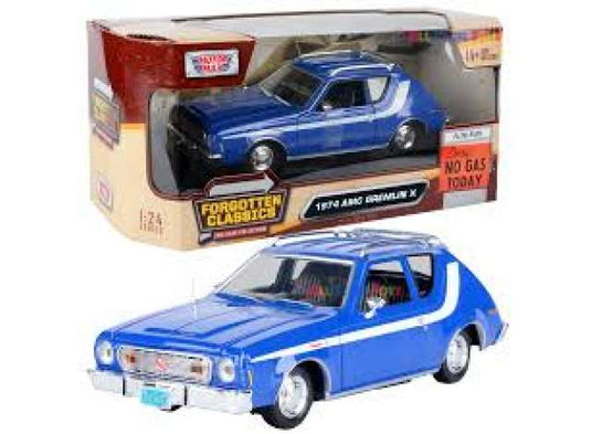 1974 AMC グレムリン X ブルー 1974 AMG Gremlin X ミニカー / Motor Max 1/24 ミニカー