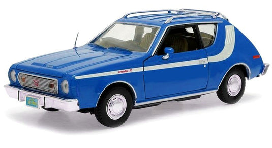 AMC Gremlinグレムリン 1974 メタリックブルー 旧車 模型 ダイキャスト モデル / Motor Max 1/24 ミニカー 模型