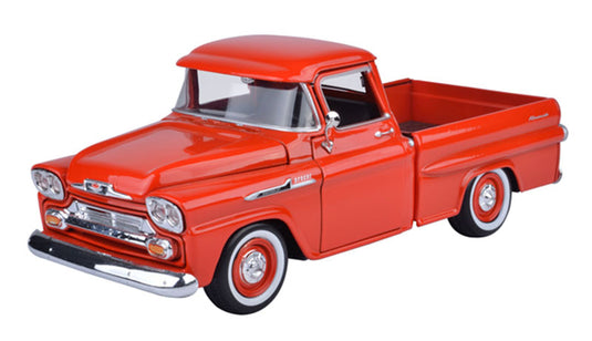Chevroletシボレー Apacheアパッチ 1958 オレンジ トラック 模型 モデル / Motor Max 1/24 ミニカー 模型