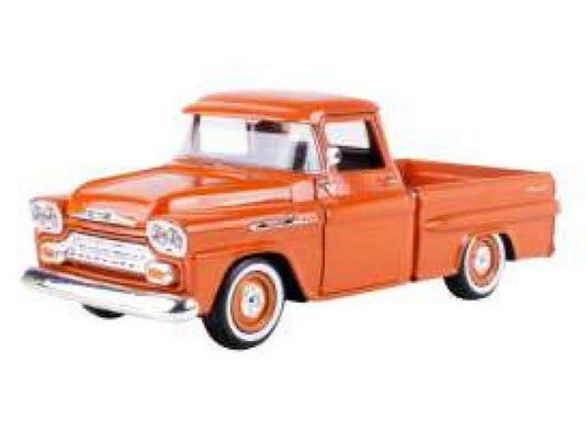 1958 シボレー アパッチ フリートサイド ピックアップ オレンジ 1958 Chevy / Motor Max 1/24 ミニカー
