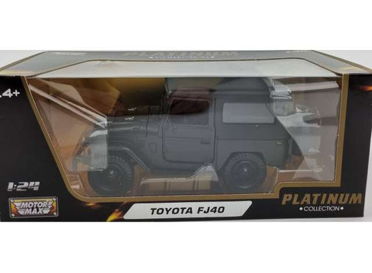 1974 トヨタ ランドクルーザー FJ40 ハードトップ マットブラック ランクル / Motor Max 1/24 ミニカー
