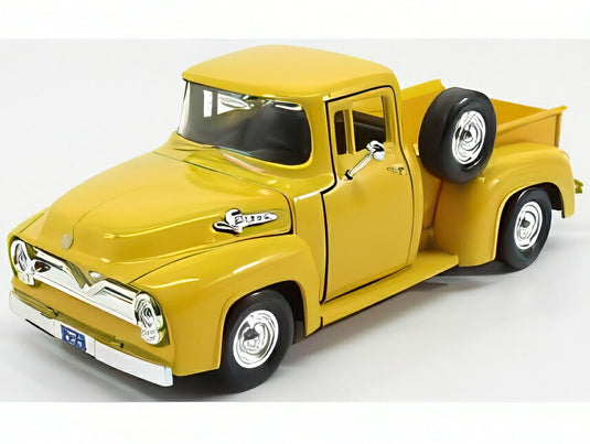 1955 フォード F-100 ピックアップ ライトイエロー 1955 Ford F-100 / Motor Max 1/24 ミニカー