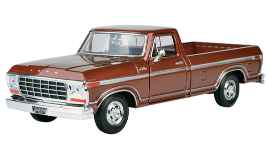 Fordフォード F-150 カスタム 1979 ブラウン ピックアップトラック 模型 モデル / Motor Max 1/24 ミニカー 模型
