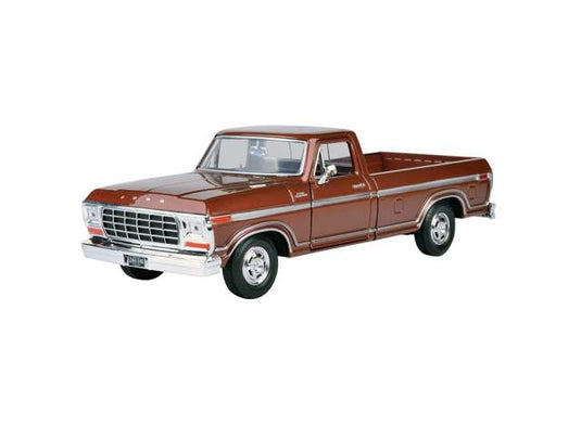1979 フォード F-150 ピックアップ カスタム ブラウンメタリック Ford / Motor Max 1/24 ミニカー