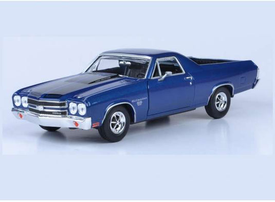 1970 シボレー エルカミーノ SS396 ダークブルーメタリック 1970 Chevy / Motor Max 1/24 ミニカー
