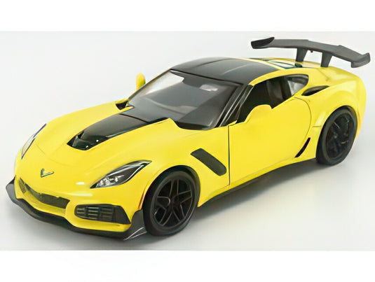 2019 シボレー コルベット ZR1 イエロー 2019 Corvette ZR1 ミニカー / Motor Max 1/24 ミニカー