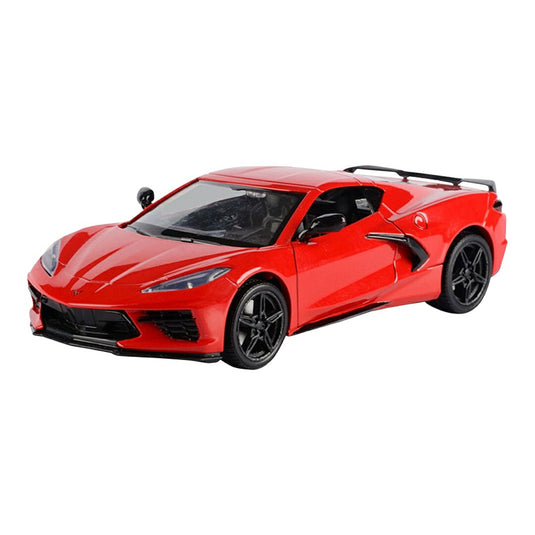 Chevroletシボレー Corvette Stingray C8 2020 Red / Motor Max 1/24 ミニカー 模型