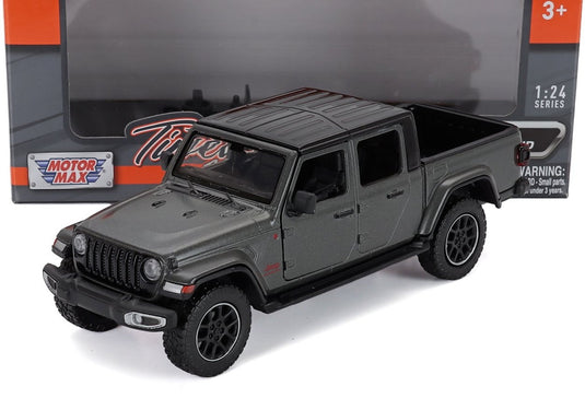Jeepジープ Gladiatorグラディエーター Overlandオーバーランド Pick upピックアップ 2021 Granite Greyグラナイトグレー / Motor Max 1/27 ミニカー
