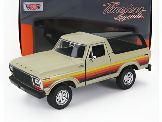 1978 フォード ブロンコ ハードトップ ベージュ 1978 Ford Bronco / Motor Max 1/24 ミニカー