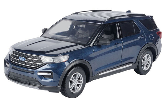 Fordフォード Explorer XLT 2022 Stone BlueTimeless / Motor Max 1/24 ミニカー