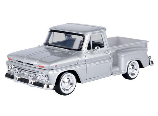 1966 GMC C1000 ピックアップ シルバー GMC C1000 PickUp ミニカー / Motor Max 1/24 ミニカー