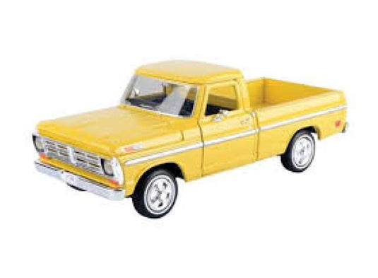 1972 フォード F-100 ピックアップ イエロー 1972 Ford F-100 ミニカー / Motor Max 1/24 ミニカー