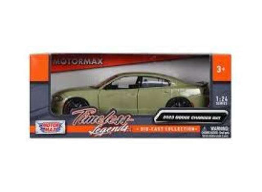 2023 ダッジ チャージャー SXT グリーン Dodge Charger SXT ミニカー / Motor Max 1/24 ミニカー