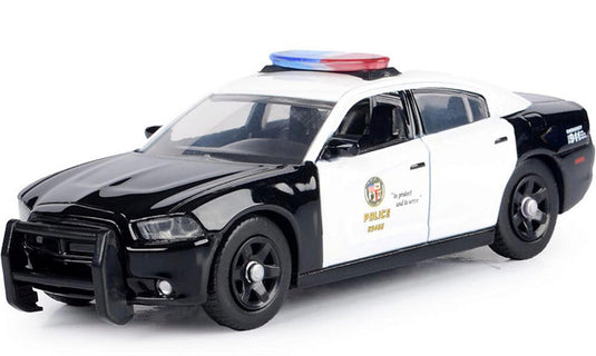 Dodgeダッジ Chargerチャージャー LAPD ロス市警 パトカー 2011 働く車 模型 / Motor Max 1/43 ミニカー 模型