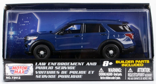 Fordフォード Police Interceptor Utility 2022 Blue / Motor Max 1/43 ミニカー