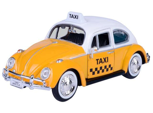 フォルクスワーゲン ビートル タクシー仕様 イエロー VW Beetle ミニカー / Motor Max 1/24 ミニカー