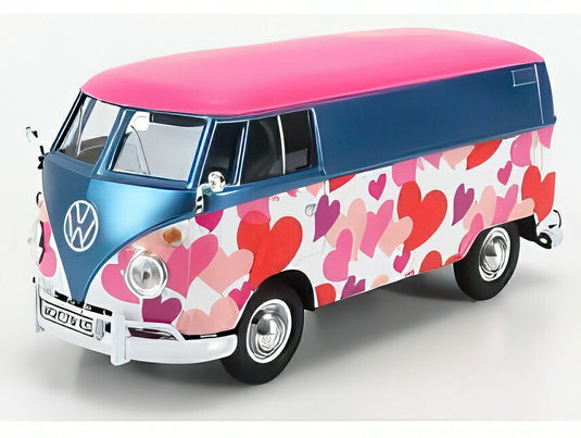 Volkswagenフォルクスワーゲン Type 2 (T1) ラブ デリバリーバン 働く車 模型 / Motor Max 1/24 ミニカー 模型