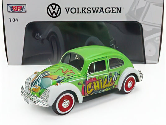 VOLKSWAGEN BEETLE KAFER MAGGIOLINO グラフィティ 1966 各種/ MOTOR-MAX 1/24 ミニカー