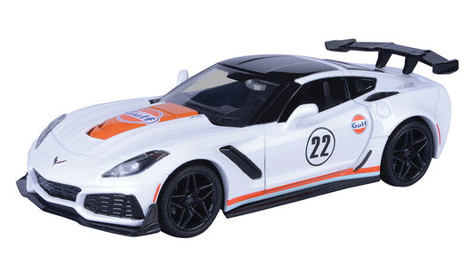 Chevroletシボレー Corvetteコルベット 2019 ガルフレーシング スポーツカー 模型 / Motor Max 1/24 ミニカー 模型