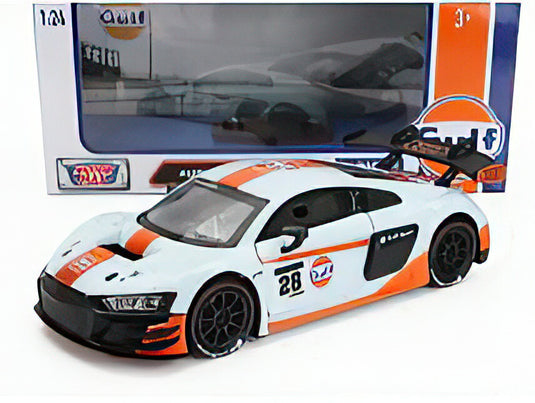 AUDI R8 LMS GT3 N 28 GULF RACING 2020 LIGHT BLUE ORANGE/Motor Max 1/24ミニカー