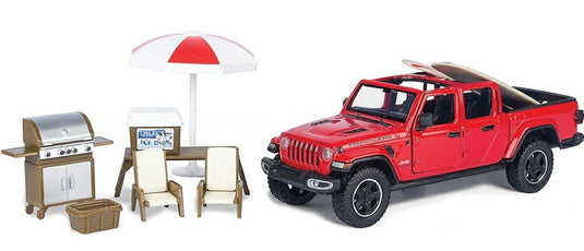 Jeepジープ Gladiatorグラディエーター Rubiconルビコン Pick up Open Top 2021 With Camping Accessoriesキャンピ / Motor Max 1/24 ミニカー