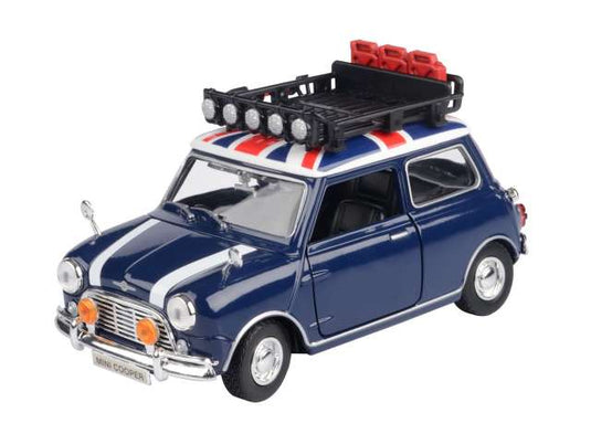 Morrisモーリス ミニ クーパー 1961 ルーフラック付 旧車 模型 モデル / Motor Max 1/18 ミニカー 模型