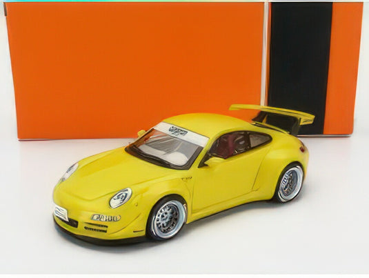 PORSCHE  911 9972 RWB COUPE 2008  YELLOW/IXO 1/43ミニカー