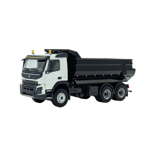 Volvo FMX White Edition 3-axle tipper ダンプ / Motorart 1/50 建設機械模型 工事車両