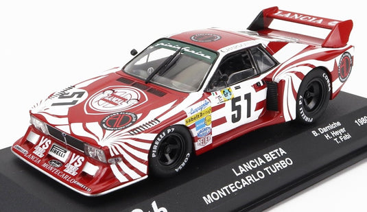 Lanciaランチア Beta Montecarlo Turbo Team Lancia Corse No.51 24h Le Mans 1980 Darniche Heyer F / EDICOLA 1/43 ミニカー
