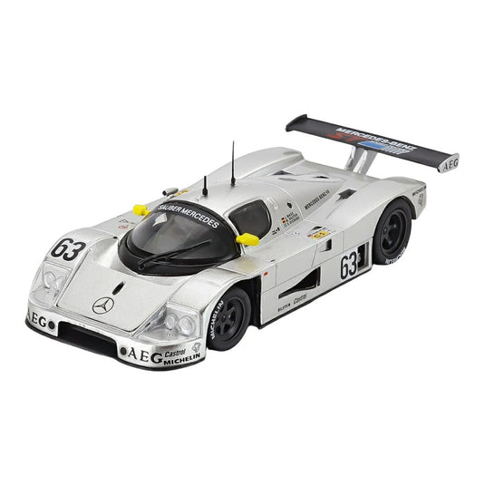 SAUBER MERCEDES BENZ C9 5.0L TURBO V8 1989 TEAM SAUBER MERCEDES No.63 WINNER 24h LE MANS J / EDICOLA 1/43 ミニカー