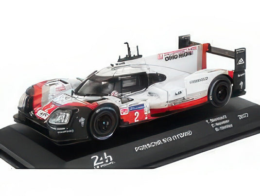 PORSCHE 919 HYBRID 2.0L TURBO V4 TEAM PORSCHE N 2 WINNER 24h LE MANS 2017 TIMO BERNHARD EARL BAMBER BRENDON HARTLEY ディスプレイケースなし WHITE RED BLACK/EDICOLA 1/43ミニカー
