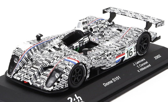 DOME童夢 S101 JUDDジャッド ルマン24時間 2002 ブラックホワイト CENTAURIA-24h-LEMANS COLLECTION / EDICOLA 1/43 ミニカー