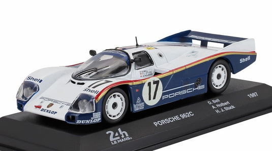 PORSCHEポルシェ 962C チームロスマンズ 優勝 ルマン24時間 1987 ホワイトブルー CENTAURIA-24h-LEMANS COLLECTION / EDICOLA 1/43 ミニカー