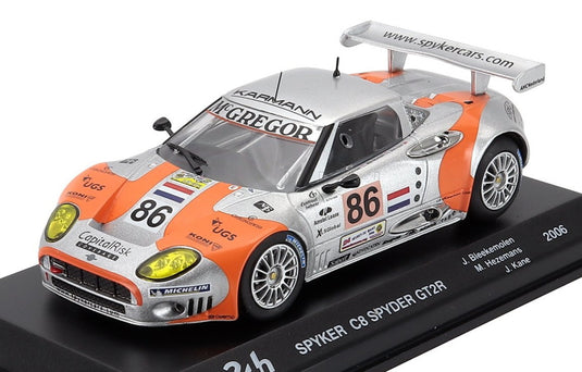 SPYKERスパイカー C8 SPIDERスパイダー GT2R ルマン24時間 2006 シルバーオレンジ CENTAURIA-24h-LEMANS COLLECTION / EDICOLA 1/43 ミニカー