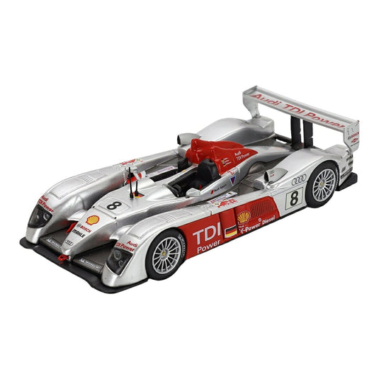 Audiアウディ R10 TDI #8 優勝 24時間ルマン 2006 F.Biela E.Pirro M.Werner シルバー レッド 24時間ルマンコレクション / EDICOLA 1/43 ミニカー