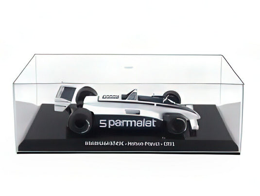 BRABHAM  F1  BT49C PARMALAT RACING TEAM N 5 WORLD CHAMPION SEASON 1981 NELSON PIQUET  WHITE BLUE/EDICOLA 1/24ミニカー