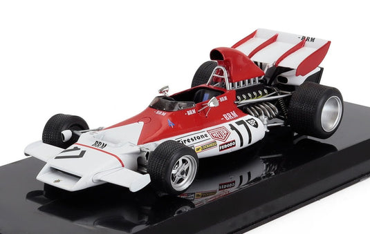 BRM F1 P160B ジャン ピエール ベルトワーズ モナコGP 優勝 1972 レッド ホワイト ブリスターボックス LEGGENDARIE-AUTO-DA-CORSA-LE-GRANDI-FORMULA1-COLLECTION-CENTAURIA
