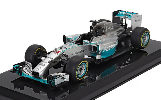 MERCEDESメルセデス GP F1 W05 AMG PETRONASペトロナス 2014 No.44 WORLD CHAMPION SEASON LEWIS HAMILTONル / EDICOLA 1/24 ミニカー