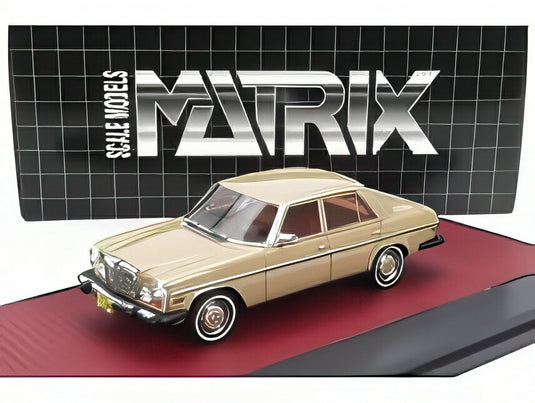 MERCEDES BENZ 300D W115 USA仕様 1976 ベージュ/ Matrix 1/43 ミニカー