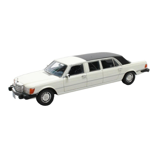 【予約】 Mercedes Benzメルセデスベンツ Sクラス 450SEL 6.9 W116 リムジン 1973 ホワイト 限定版 / Matrix 1/43 ミニカー