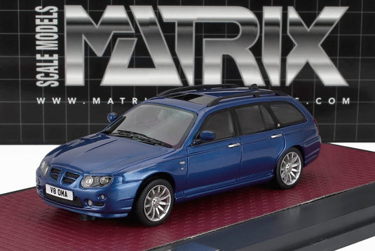 【予約】MG ZT T 260 V8 SW ステーションワゴン 2005 ブルーメタリック 100台限定/ Matrix 1/43 ミニカー