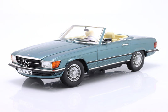 Mercedes Benzメルセデスベンツ 380SL コンバーチブル R107 1983 グリーンメタリック / Matrix 1/12 ミニカー