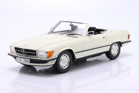 Mercedes Benzメルセデスベンツ 380SL コンバーチブル R107 1983 ホワイト / Matrix 1/12 ミニカー