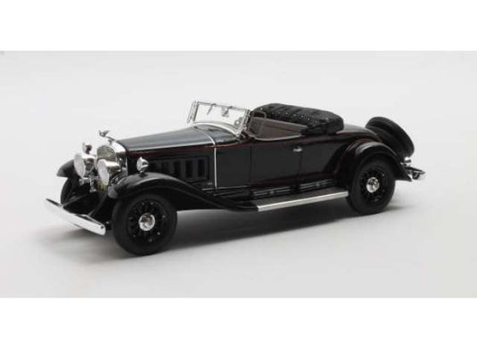 1930 Cadillac V-16 452 ロードスター フリートウッド オープン ダークブルー/Matrix 1/43ミニカー