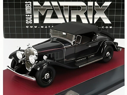 CADILLAC 452A V16 ロードスター フリートウッド クローズド 1930 ブラック/ Matrix 1/43 408台限定ミニカー