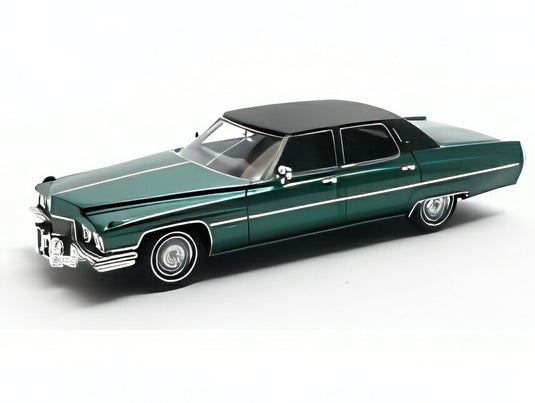 【予約】CADILLAC フリートウッド シックスティ ブロアム 1972 グリーンメタリック ブラック/Matrix 1/43ミニカー