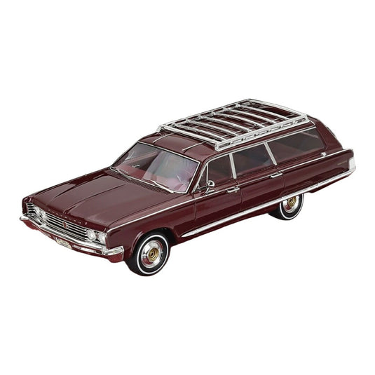 Chryslerクライスラー Town & Country タウン&カントリー ステーションワゴン 1966 ルビーレッド 100台限定 / Matrix 1/43 ミニカー
