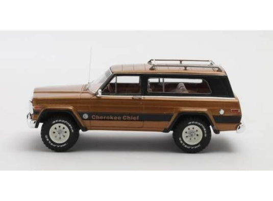 Jeepジープ Cherokee Chiefチェロキー・チーフ 1980 ブラウンメタリックブラック 限定408台 / Matrix 1/43 ミニカー