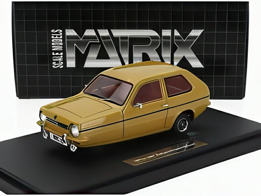 【予約】RELIANT ロビン サルーン 1973 ダークイエロー/ Matrix 1/43 ミニカー