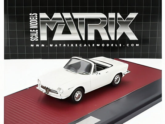ALFA ROMEO ジュリア GT カブリオレ スパイダー プロトティーポ 1963 ホワイト/ Matrix 1/43 100台限定ミニカー
